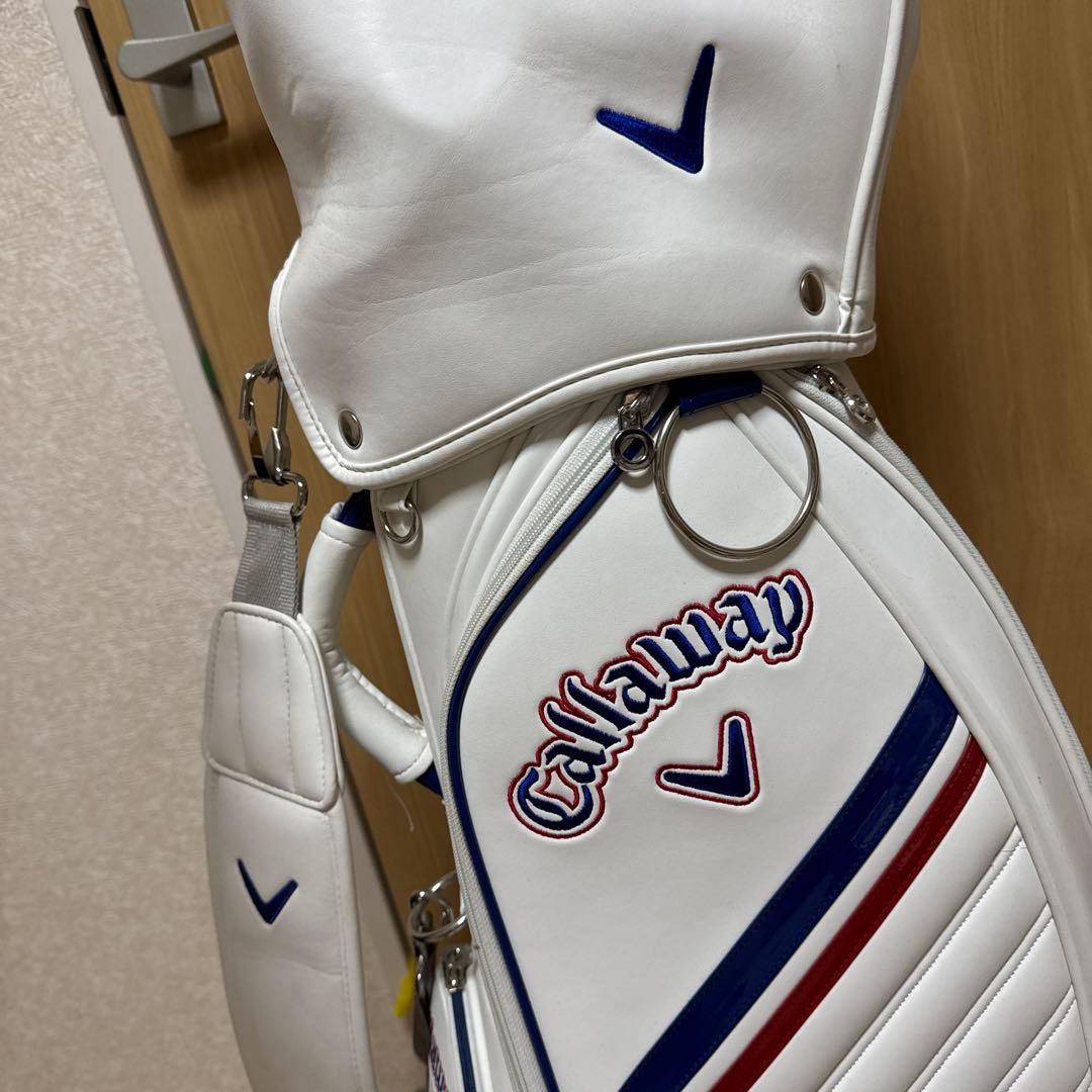 Callaway ゴルフバッグ ホワイト ストライプ