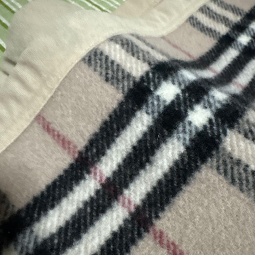 BURBERRY バーバリー　毛布　ノバチェック柄　ウール 100% 防寒　2枚
