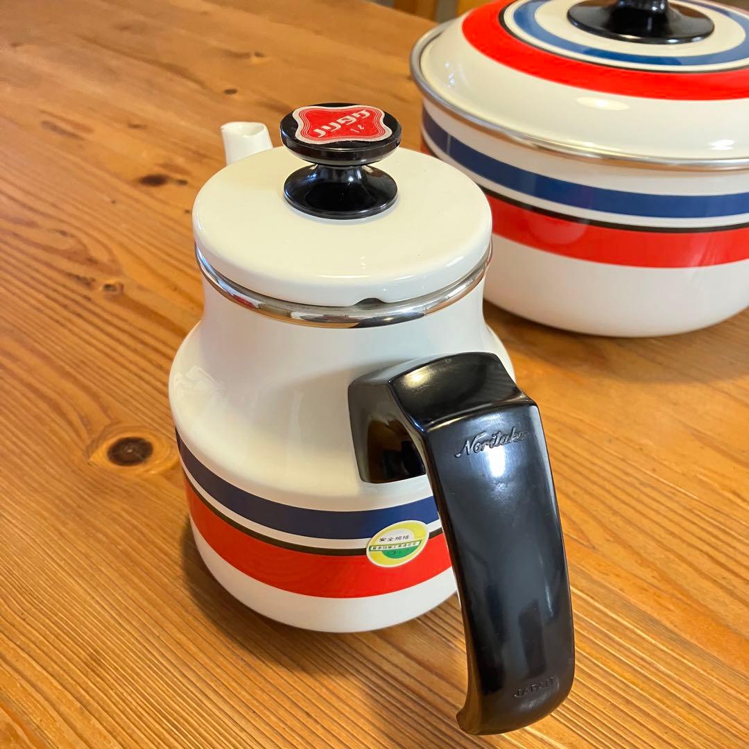 【未使用品】昭和レトロ ビンテージ ノリタケ ポット 片手鍋