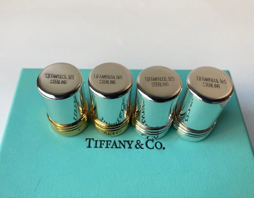 ティファニー　スパイスケース　調味料入れ　ソルト　シルバー　ゴールド　Ag925
