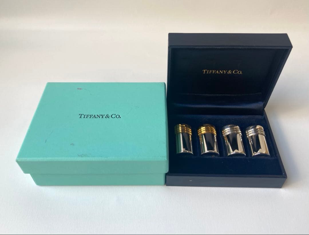 ティファニー　スパイスケース　調味料入れ　ソルト　シルバー　ゴールド　Ag925