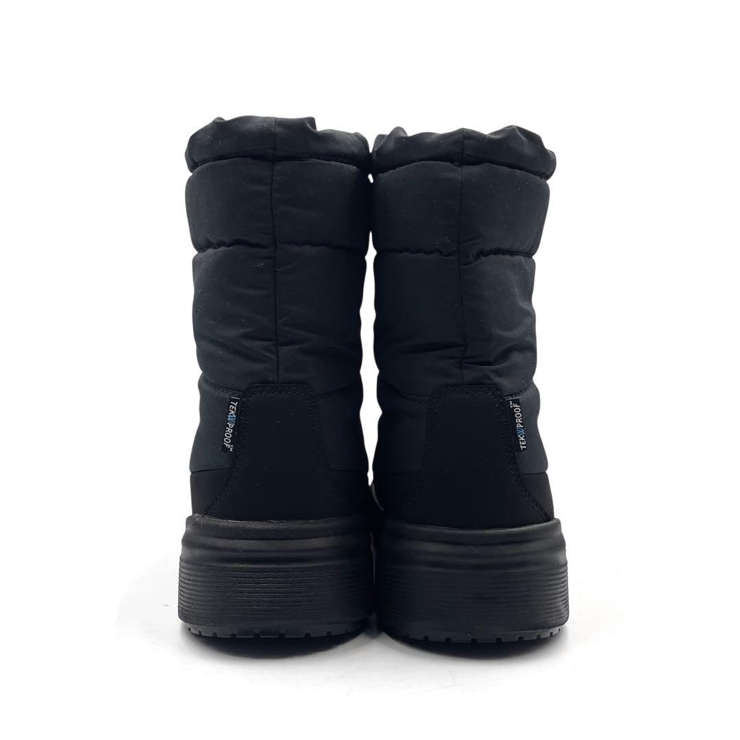 《未使用級》ノースフェイス ヌプシ スノー ブーツ 防水加工 黒系 24.0cm