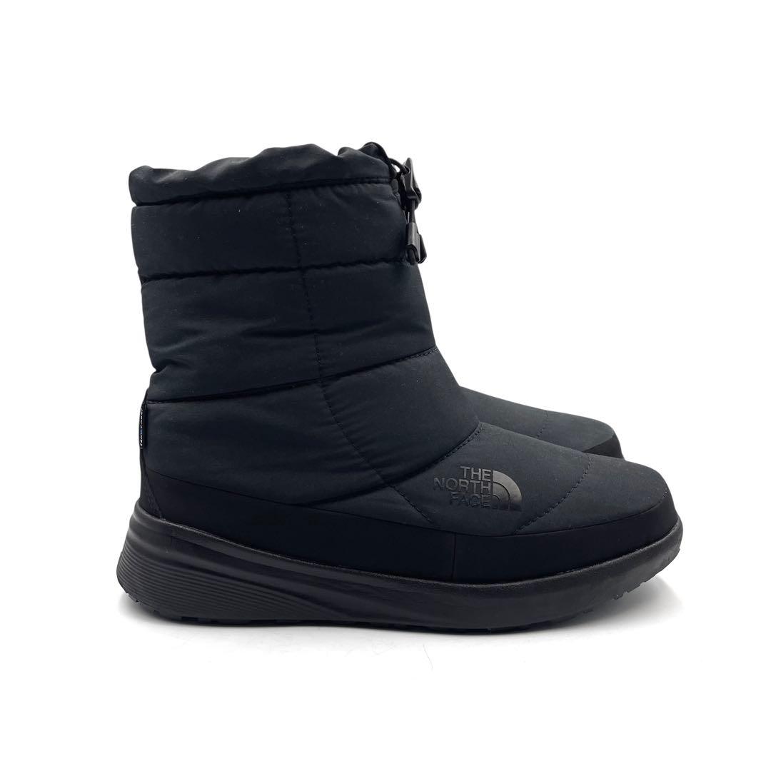 《未使用級》ノースフェイス ヌプシ スノー ブーツ 防水加工 黒系 24.0cm