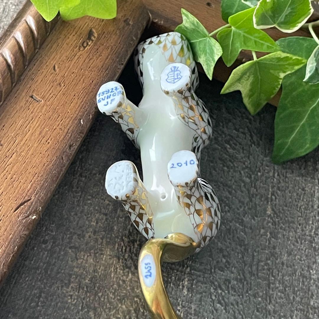 HEREND ゾディアック　十二支フィギュリン　金　2010年