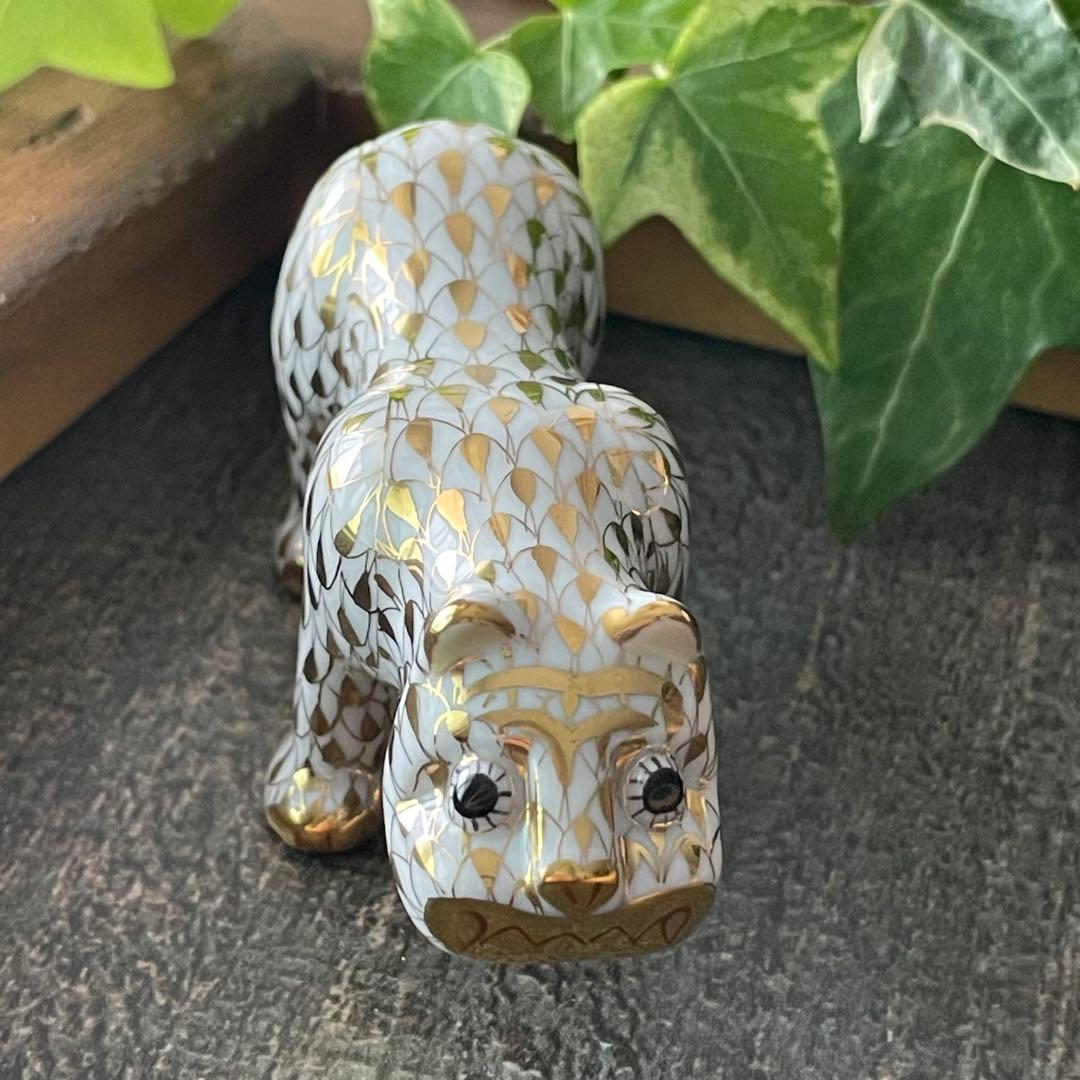 HEREND ゾディアック　十二支フィギュリン　金　2010年