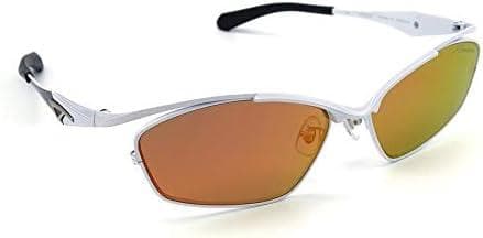 サムライ翔サングラス 偏光レンズ SS-F404 #1 ホワイト／ネオアンバー