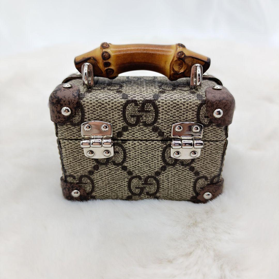 美品 GUCCI グッチ バンブー AirPods Pro ケース ショルダー