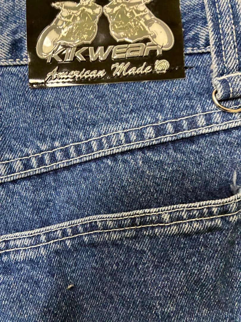 90s kikwear バギーデニム レイヴパンツ jnco 極太 sk8