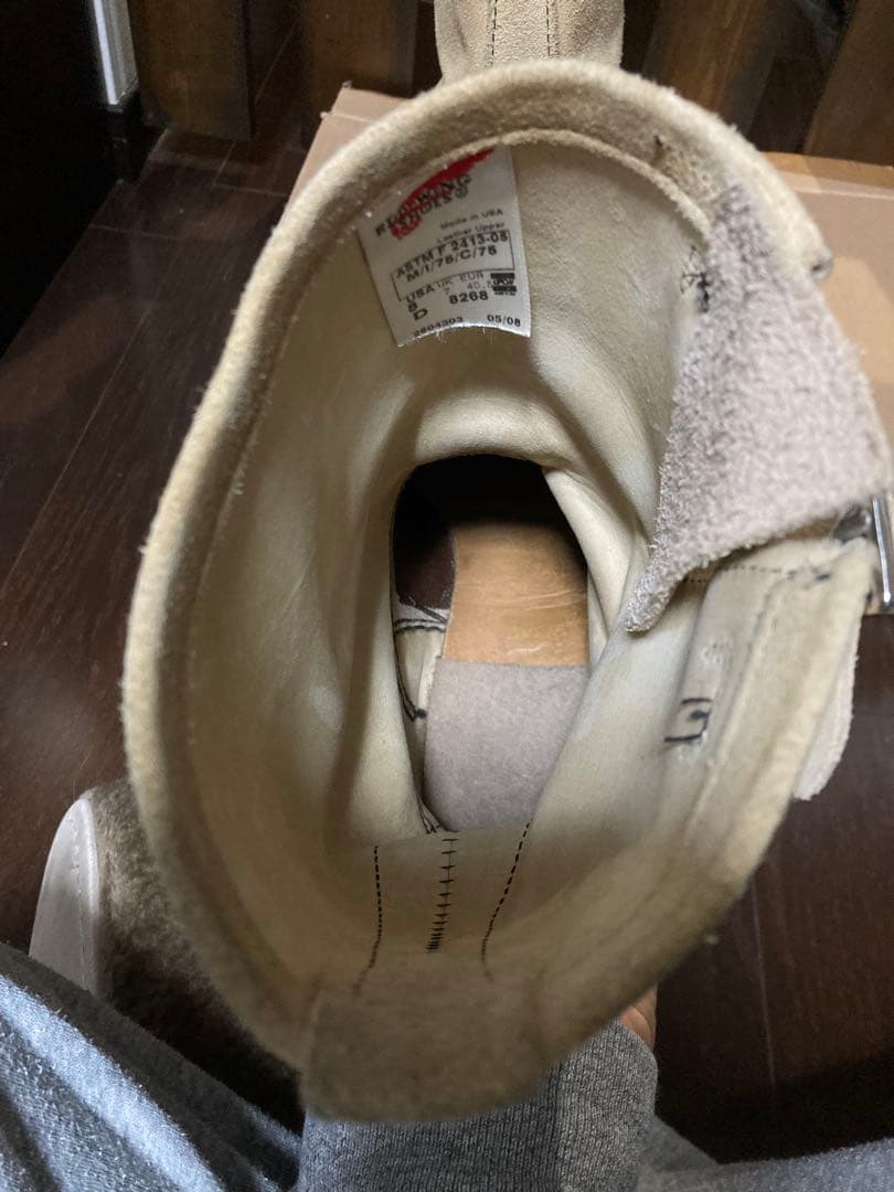 レッドウイング　8268 スエード　サイズ　US8