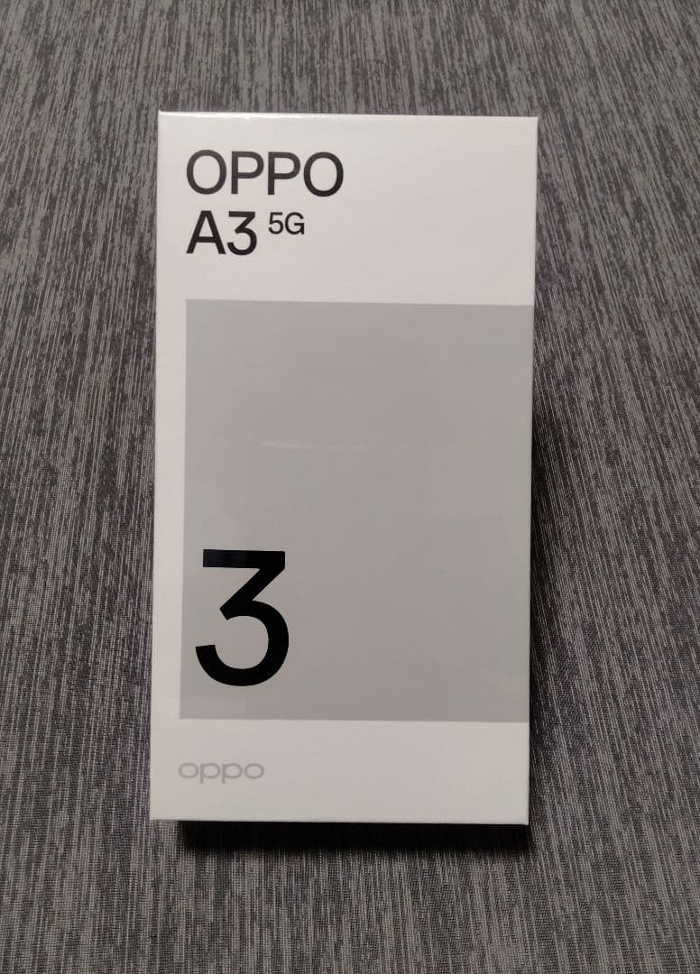 ■新品 OPPO A3 5G パープル 楽天モバイル ケース・フィルム付■