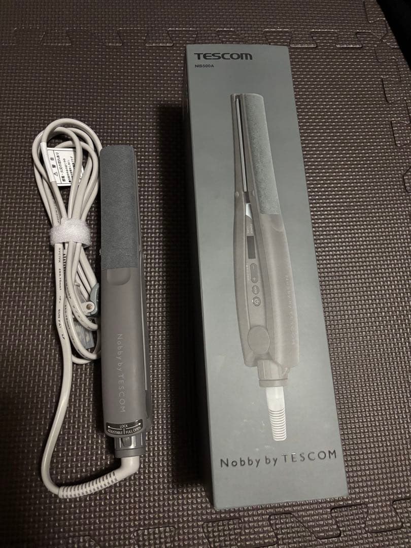 TESCOM Nobby ストレートヘアアイロン グレー　NIS500a