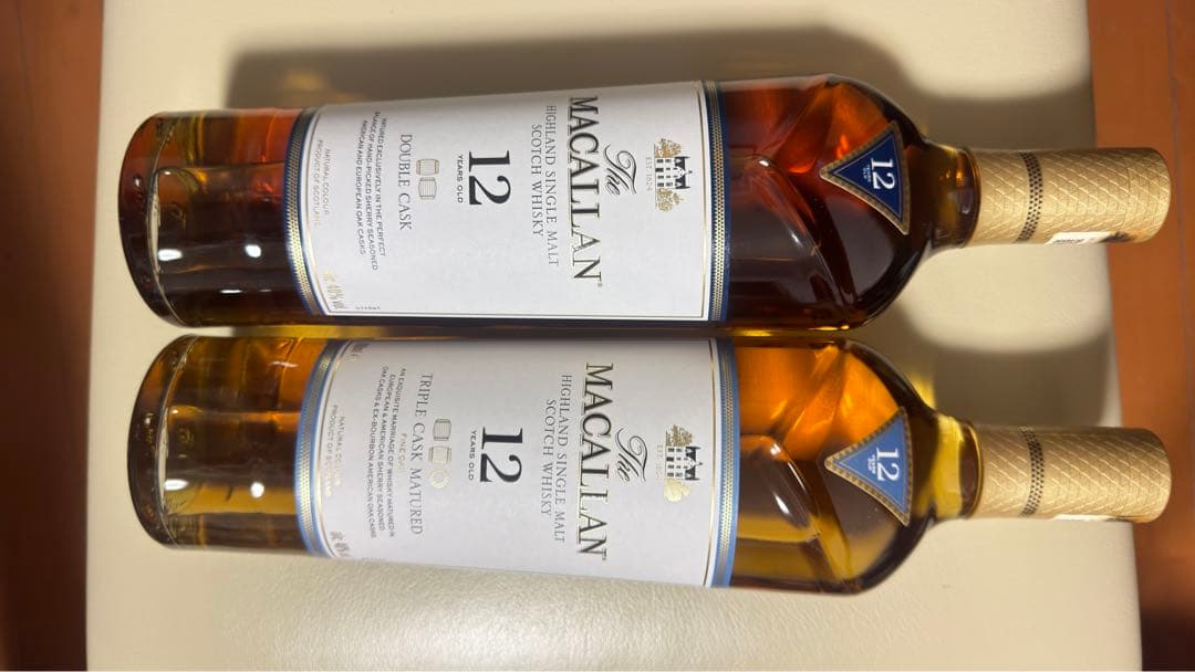 【新品】マッカラン　ダブルカスク　トリプルカスク　2本セット