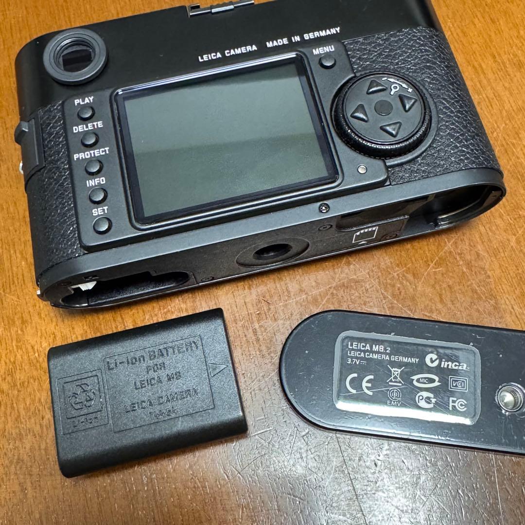 Leica M8.2デジタルカメラ ブラックペイント レンジファインダー