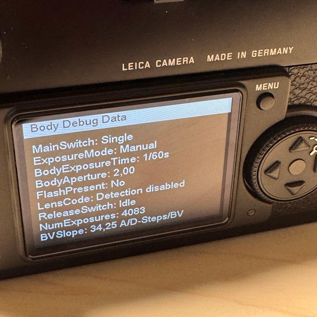 Leica M8.2デジタルカメラ ブラックペイント レンジファインダー