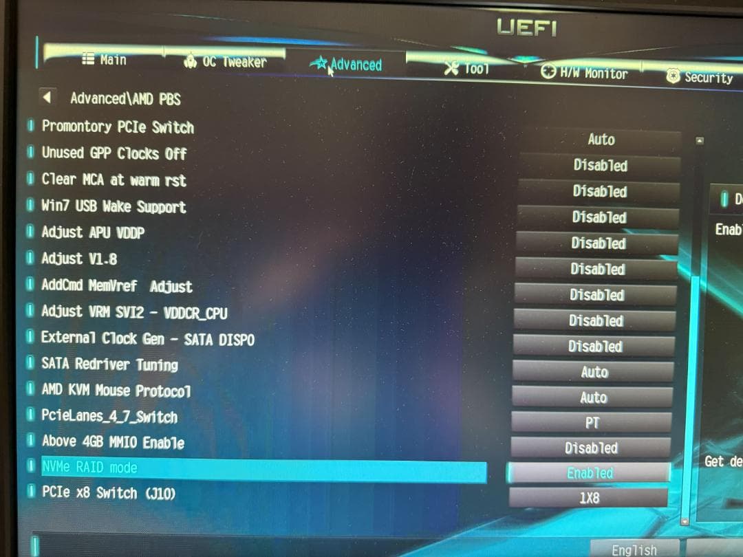 A300M-STX ⑤ 中古 CPU、SSD 1TB、メモリ 8GB 付き