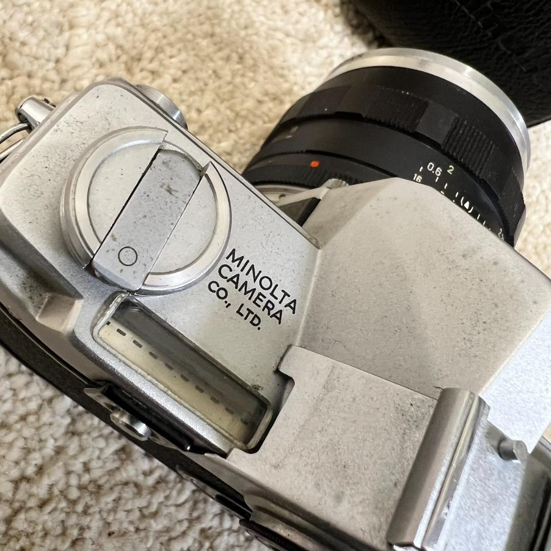 【名機】ミノルタ SR-7 + 58mm F1.4 大口径レンズ★シャッターOK