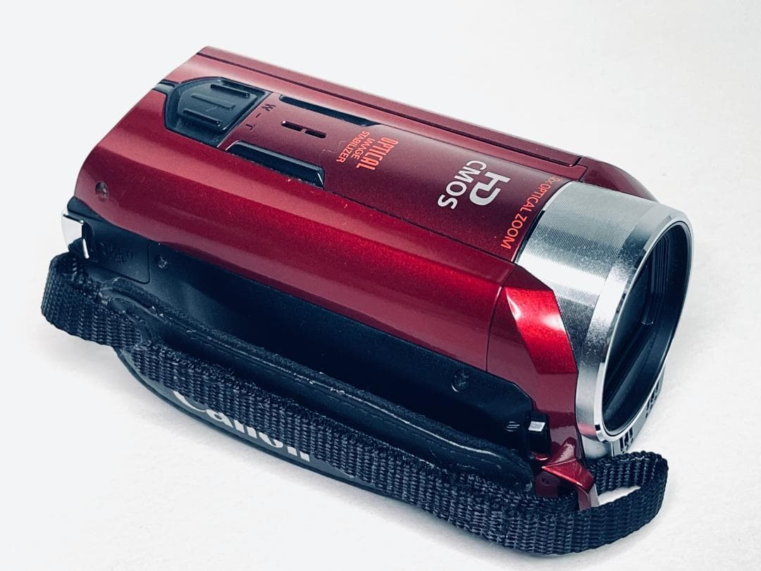 【中古】Canon キヤノン iVIS HF R32 レッド Wi-Fi カメラ