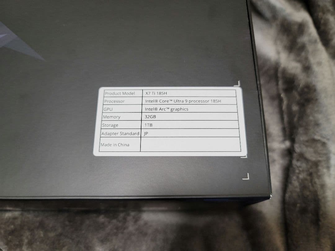 美品　コアultra 9 185H　AtomMan X7 Ti＆DEG1 セット