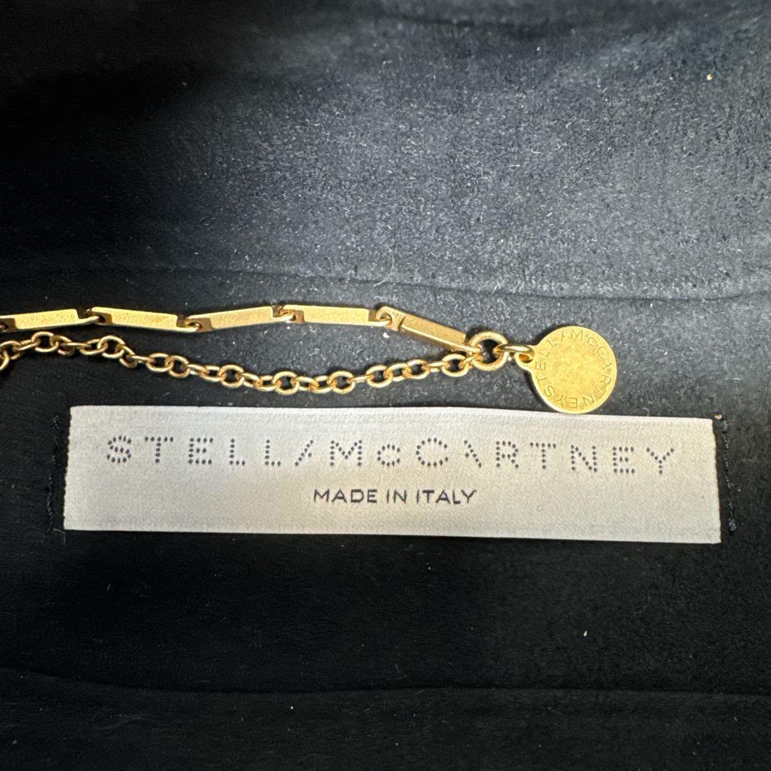 美品⭐️ステラマッカートニー チェーン レザーパンプス ブラック 37 イタリア製