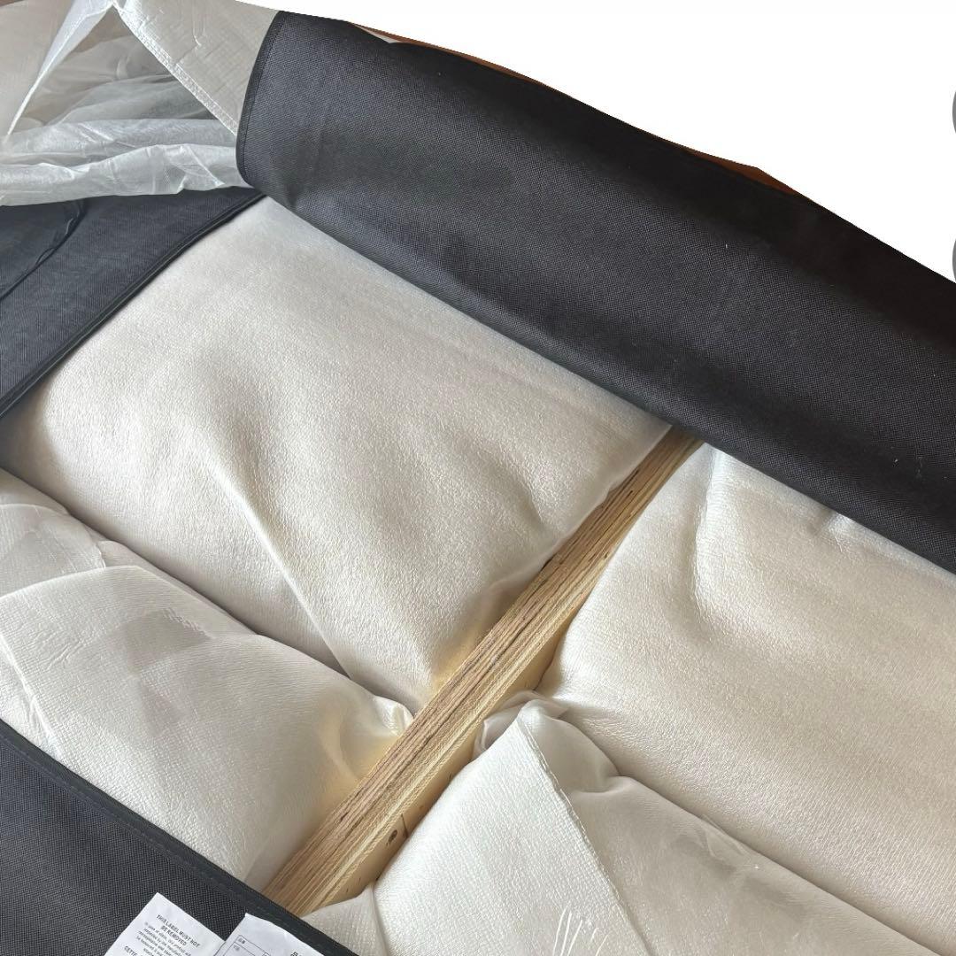 【RASIK】ワイド座面ソファ『Plento プレント』二人掛けソファ イエロー