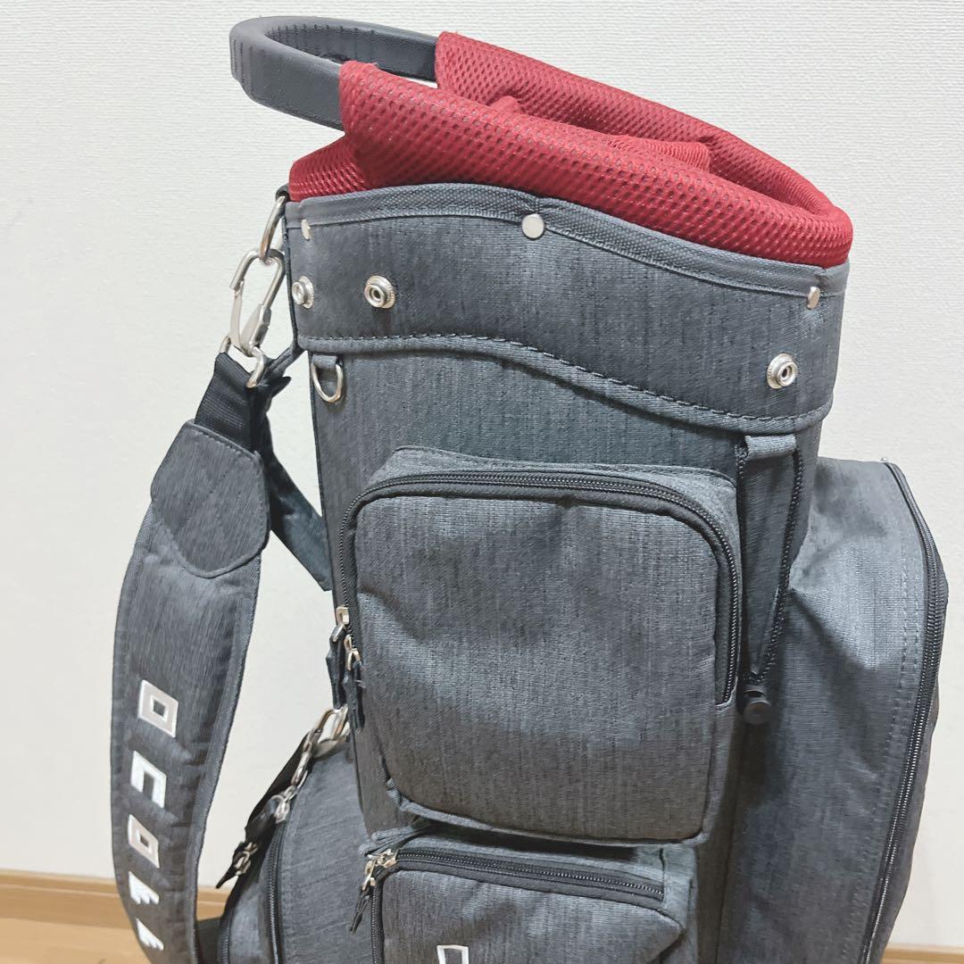 K201 onoff オノフ キャディバッグ 杢（もく）調 フード無し