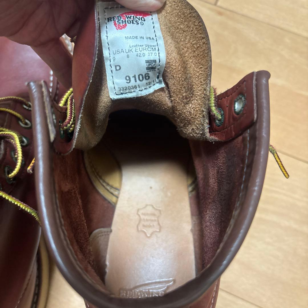 A*I様 レッドウイング　9106 サイズ9