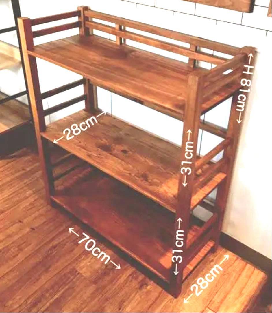 furniture. PINE オープンシェルフ 棚 ラック 木製