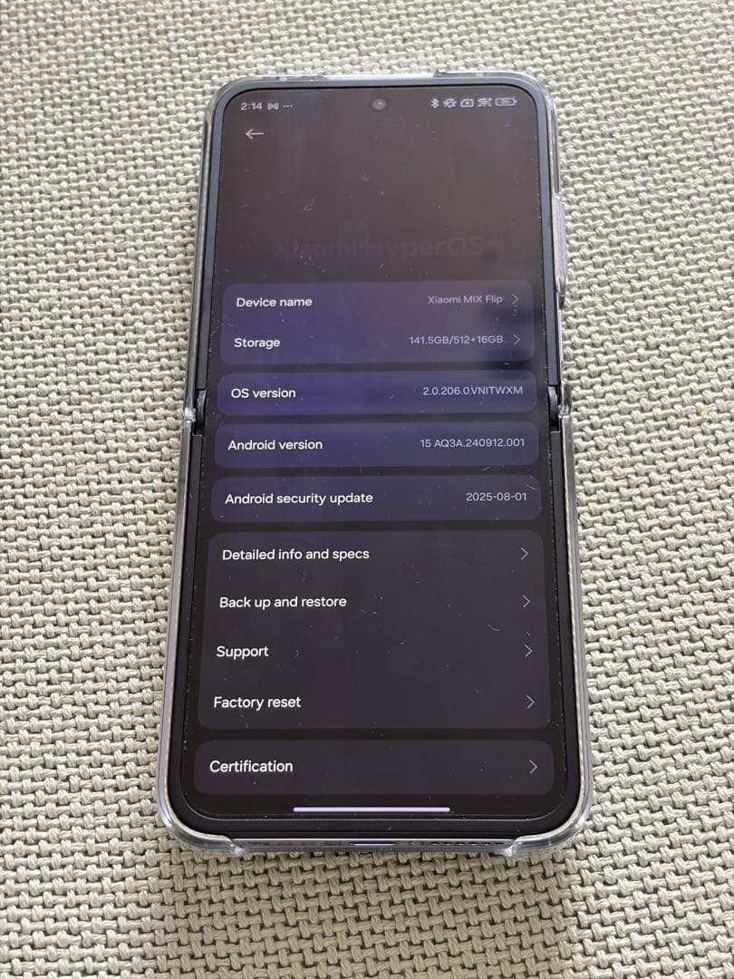 スマートフォン本体 Xiaomi Mix Flip