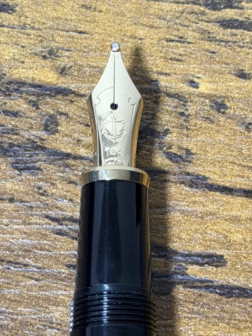 試筆のみ　旧型　ズームニブ　Z 14金　セーラー　万年筆　ホワイトゴールド