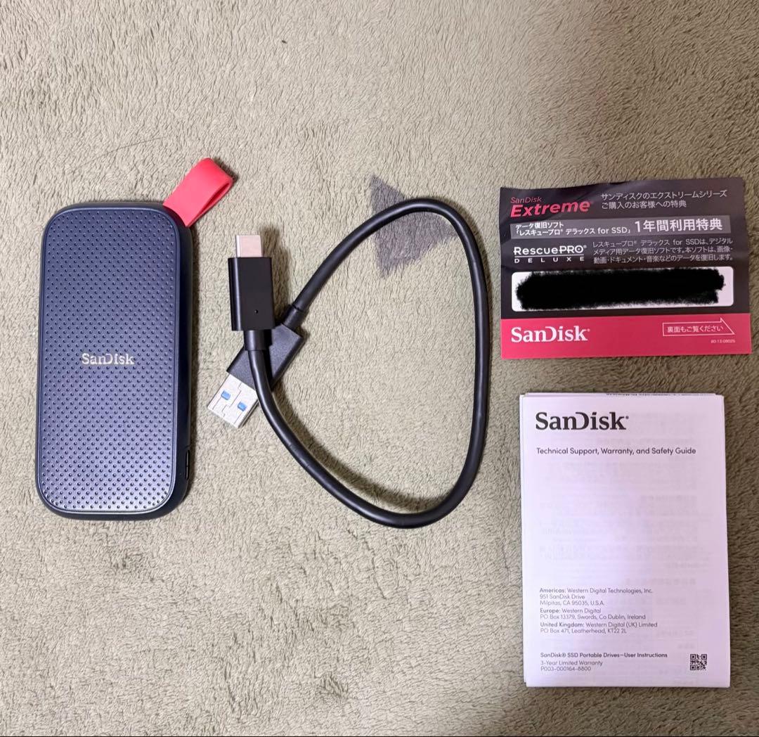 SanDisk 1TB 外付けSSD USB3.2 Gen2