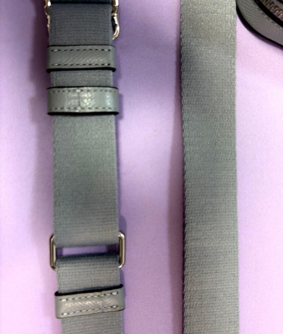 ちあきちゃん化COACH フォーン クロスボディグレーブルー