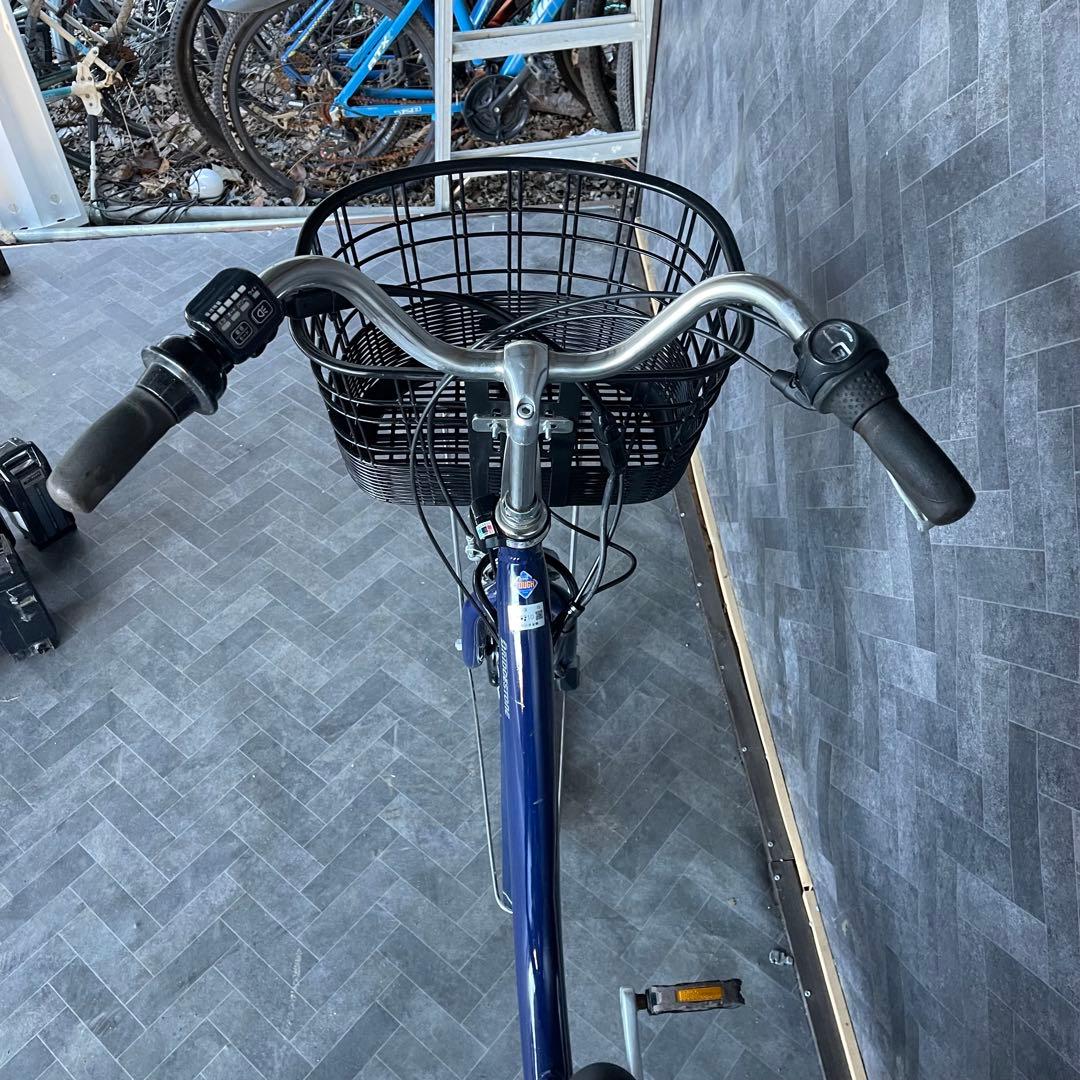 FRONTIA 電動アシスト自転車 ネイビーバッテリーB400