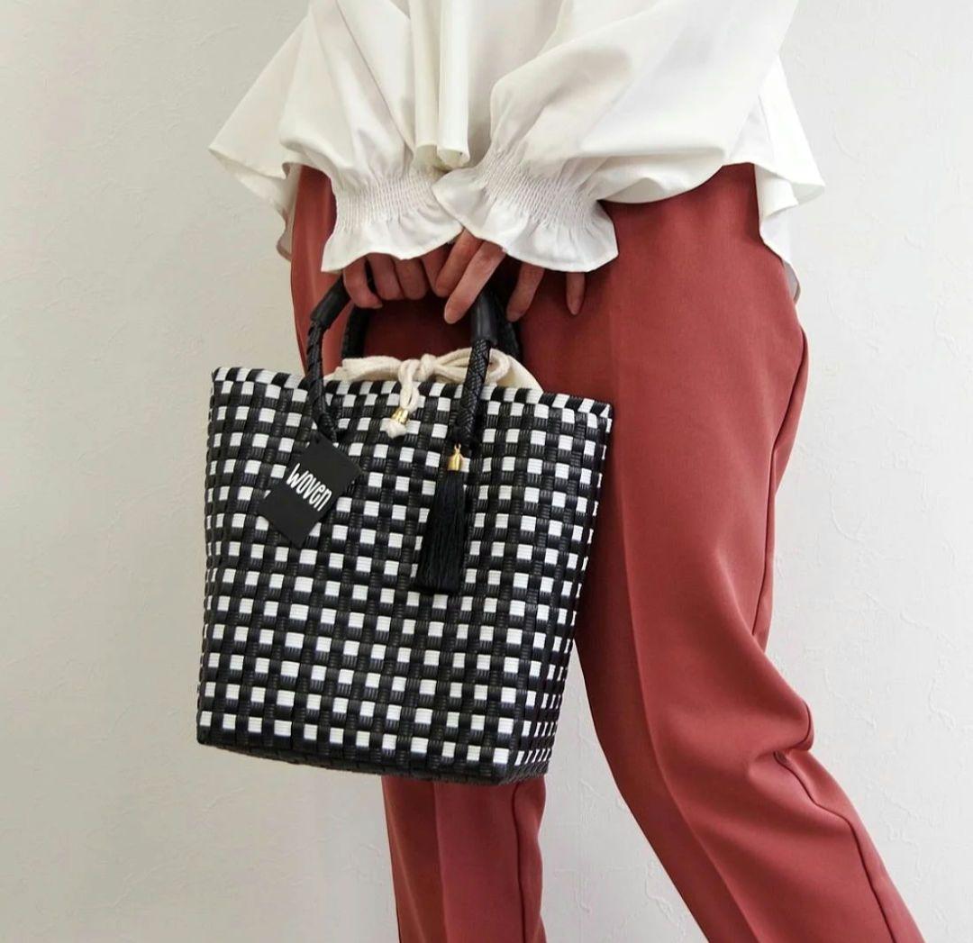 【よっぴママ】WOVEN ウーヴン　メルカドバッグ