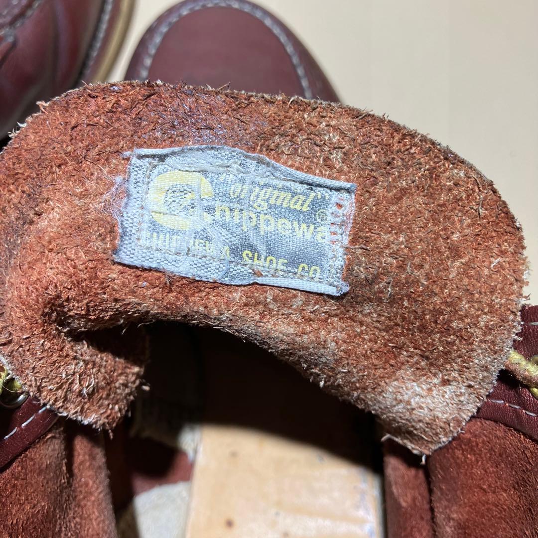 チペワ 80s 29493赤茶 6インチモックトゥUS8 1/2EE