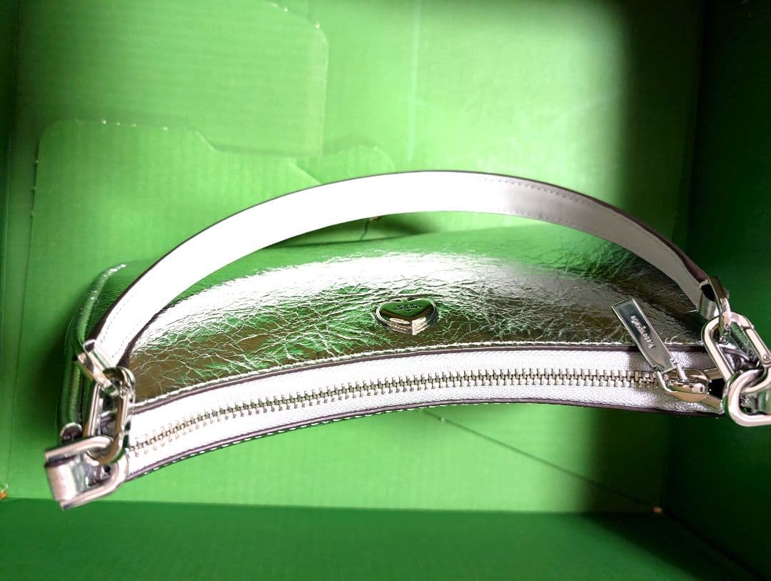 kate spade ケイラ スモールコンバーチブル ショルダーバッグ シルバー