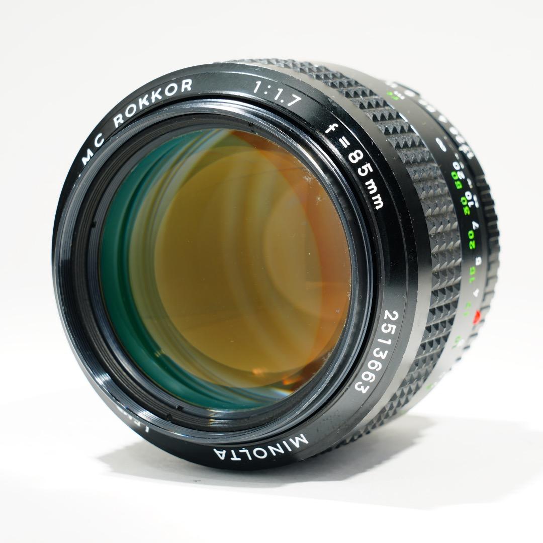 【極美品】ミノルタ MC-ROKKOR PF 85mm F1.7 後 663