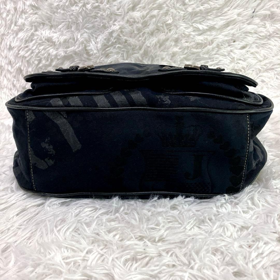 y2k archive JUICY COUTURE ショルダーバッグ　A4可　黒