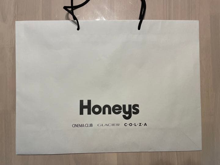 Honeys ハニーズ ショップ袋 ショッパー 紙袋 手提げ 特大サイズ