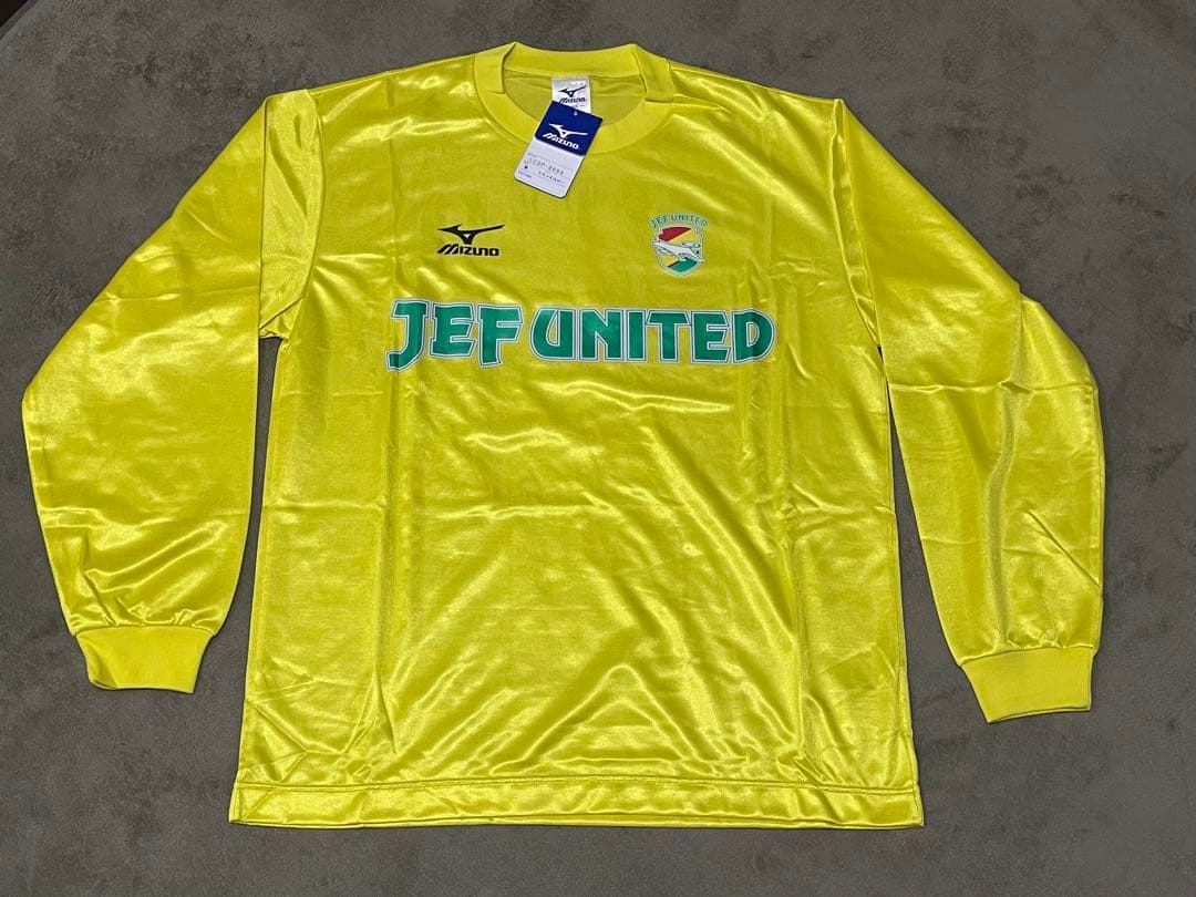 【新品未使用タグ付】JEF UNITED イエロー Tシャツ Ｌサイズ【長袖】