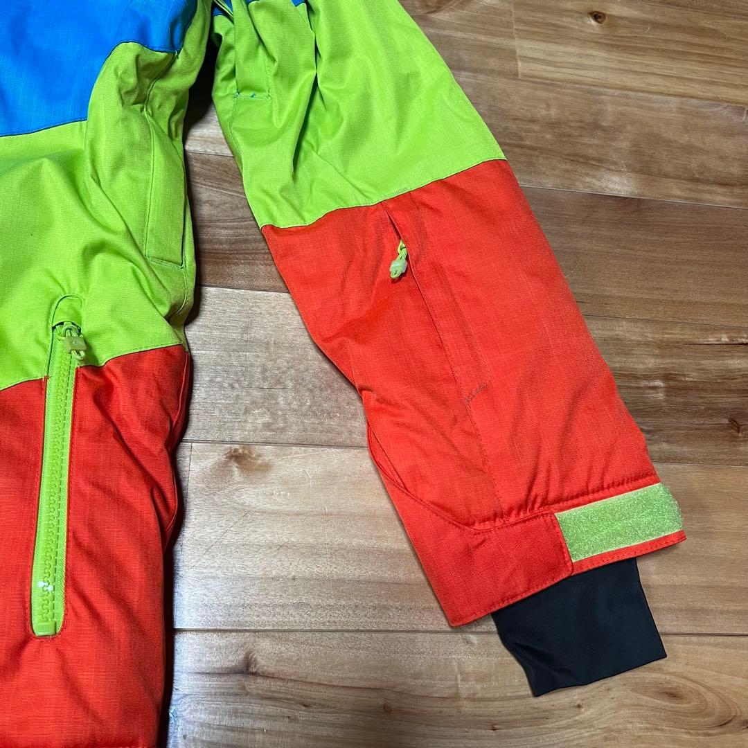 美品スキーウェア150 QUIKSILVER 上下セット デザインかっこいい