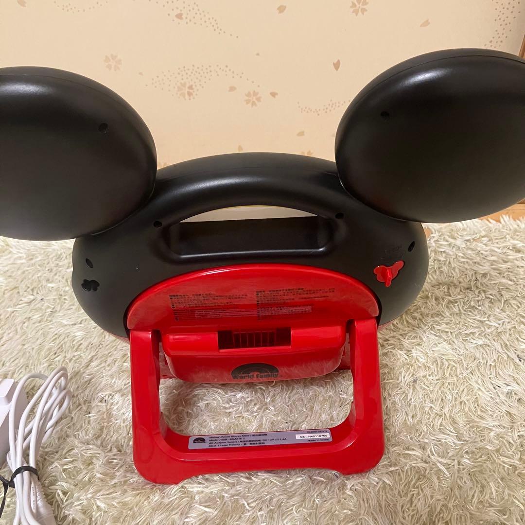 WORLD FAMILY BRMATE DWE DVDプレイヤー ミッキー型