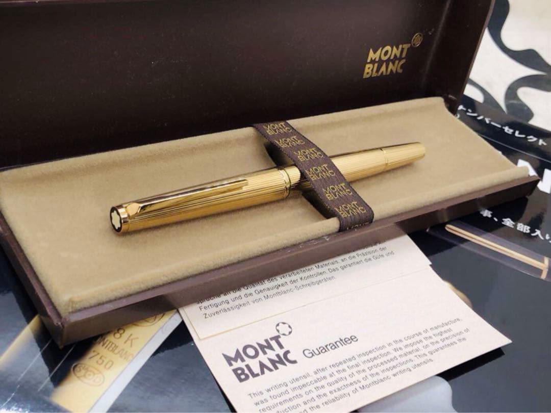 ⭐️金運を呼ぶ！⭐️総金張りマイスターシュテユックの名品！No1246⭐️モンブラン⭐️