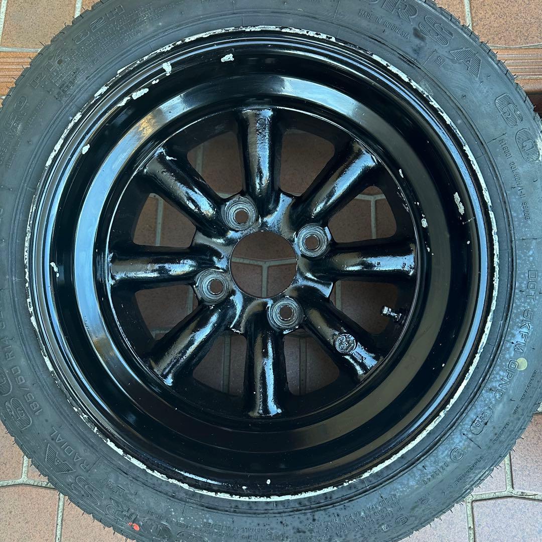 ①【当時物】RSワタナベ 14インチ 8.5J Rタイプ2本セット