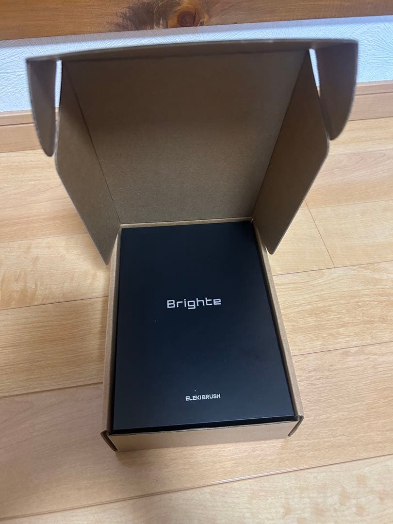 エレキブラシ　Brighte 美顔器 USB充電式 ブラック