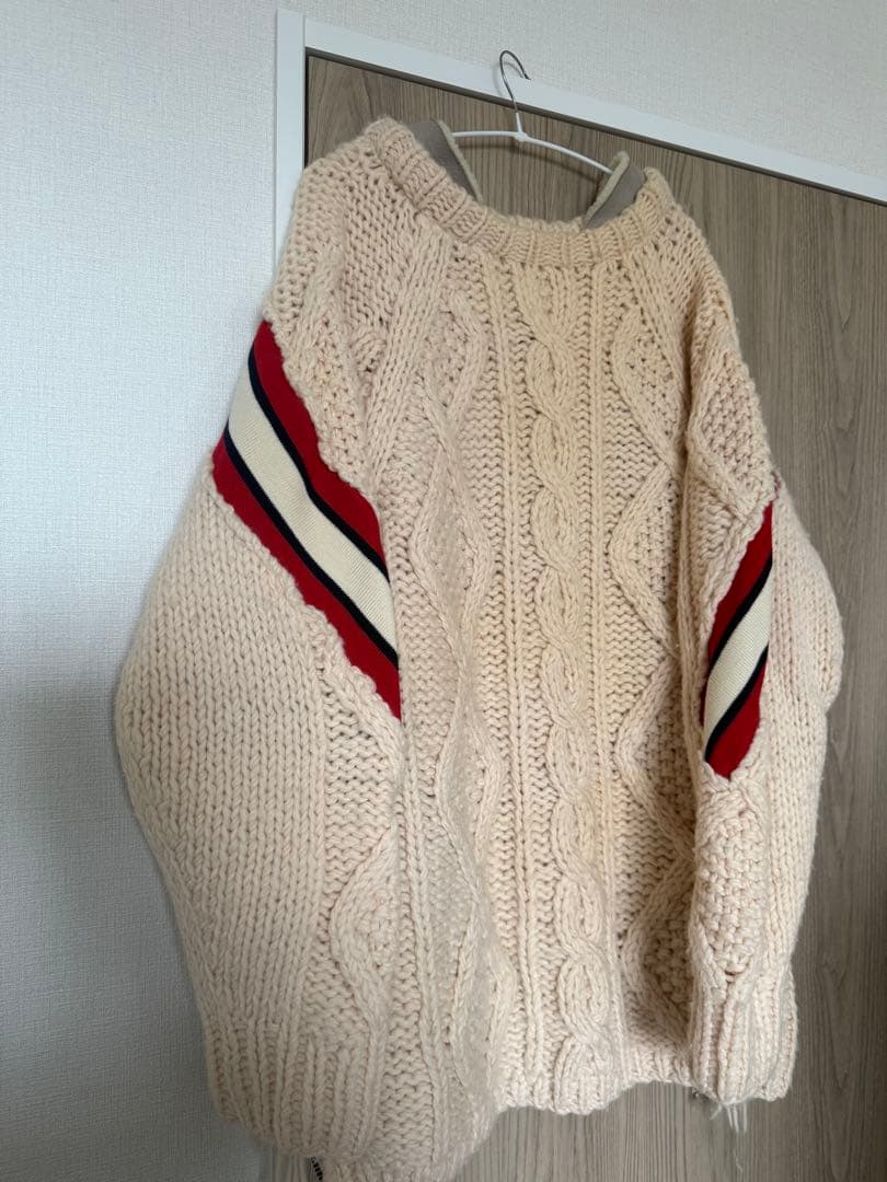 FACETASM ケーブルニットセーター