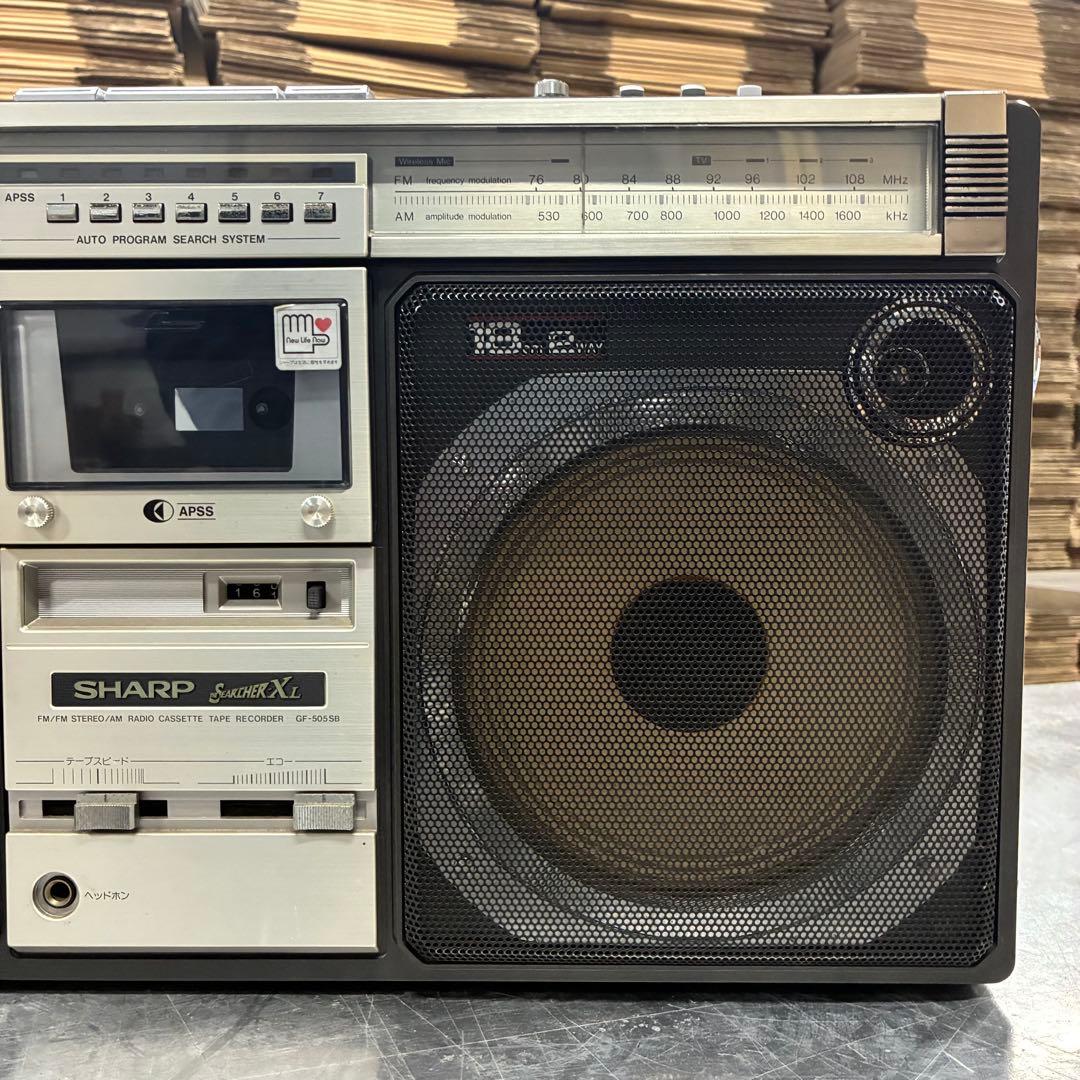 [現状品]シャープ　SEARCHER-XL GF-505SB ラジカセ
