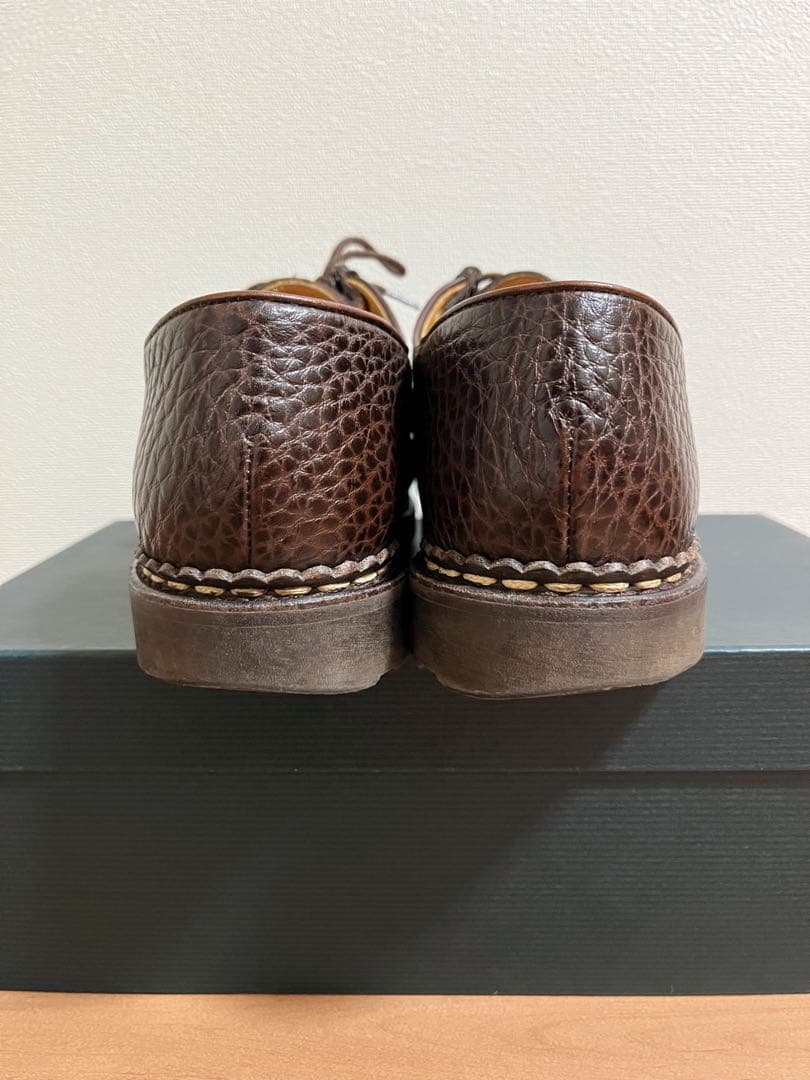 パラブーツ ミカエル グレインレザー ダークブラウン サイズ 42