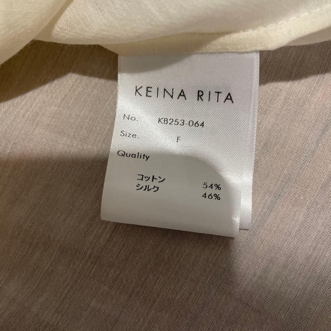 トップス keinarita cotton silk blouse