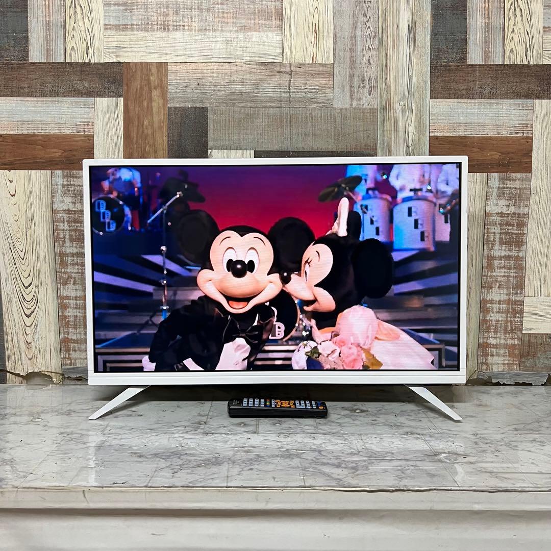 即日受渡❣️全国送料込アマダナホワイトデザイン32V型液晶地上D・BSCSテレビ