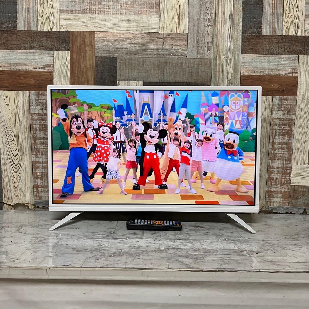 即日受渡❣️全国送料込アマダナホワイトデザイン32V型液晶地上D・BSCSテレビ